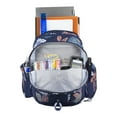 thumbnail image 3 of Eastsport Unisex Expandable Backpack with Bonus EasyWash Bag, Blue Floral Print, 3 of 8