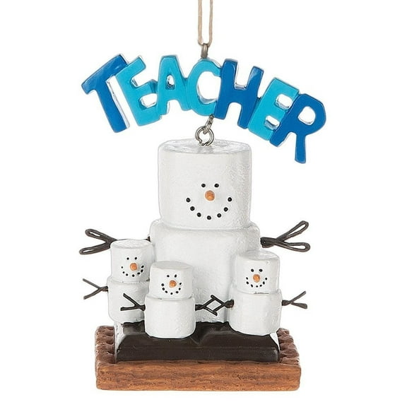 Midwest-CBK S’mores Teacher & Students Ornament – Cute Holiday Figurine for Christmas Trees & Classroom Décor