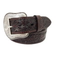 thumbnail image 2 of Roper Western Belt Mens Hand Tooled Leaf Design Floral Etch 8596500, 2 of 2