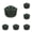 C, variant on Hanging Planter Basket Wall Mounted Flowerpot, Outdoor Garden Holder for Patio Balcony Fence, Decorative Container for Cascading Flowers 6 Pcs