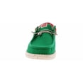 thumbnail image 6 of Heydude Wally Holiday Elf Casual Shoe | 42689-3XX Green, 6 of 6