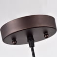 thumbnail image 2 of CHLOE Ironclad Industrial 1 Light Bronze Mini Pendant Ceiling Fixture 10", 2 of 3