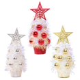 thumbnail image 1 of Mini árbol de Navidad Artificial, decoración en miniatura, adorno de escritorio, árbol de escritorio con pequeño árbol de Navidad, 1 of 5