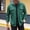 c01Green, variant on USNSM Men's Long Sleeve Stylish Jacquard Shirt, Lightweight Loose Collared Casual Button Down Shirts with Flap Pockets Pink XXL