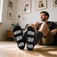 thumbnail image 6 of Funny Father Day Socks for Dad Father Grandpa Brother Men –Novelty Fathers Husband Birthday Gifts–Novelty Fun Crazy Silly Men Sock Christmas Stocking Stuffers, 6 of 7