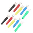 thumbnail image 1 of Connecteur de Fil de Type 10pcs U, 4mm / 0,2 Po Y Type de Conversion Insert Fourche Bêche Connecteur de Fil U Type Connecteur de Borne de Sertissage Bornes de Sertissage Électriques pour Multimètre Électronique, 1 of 8