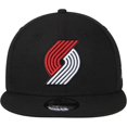 thumbnail image 2 of New Era NBA Black 9FIFTY Adjustable Snapback Hat Cap One Size Fits All, 2 of 5