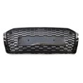thumbnail image 5 of NS Honeycomb Mesh Hex Grille Grill for Audi A4/S4 B9 RS4 Style 2017-2019 Black, 5 of 10