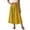 Yellow, variant on Womens Summer Striped Maxi Skirts A-Line Elastic Waist Flowy Skirt Beach Vacation Outfits