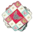 thumbnail image 2 of Oriental Shorthair Cat Love Foam Coaster Set of 4 Red, 2 of 4