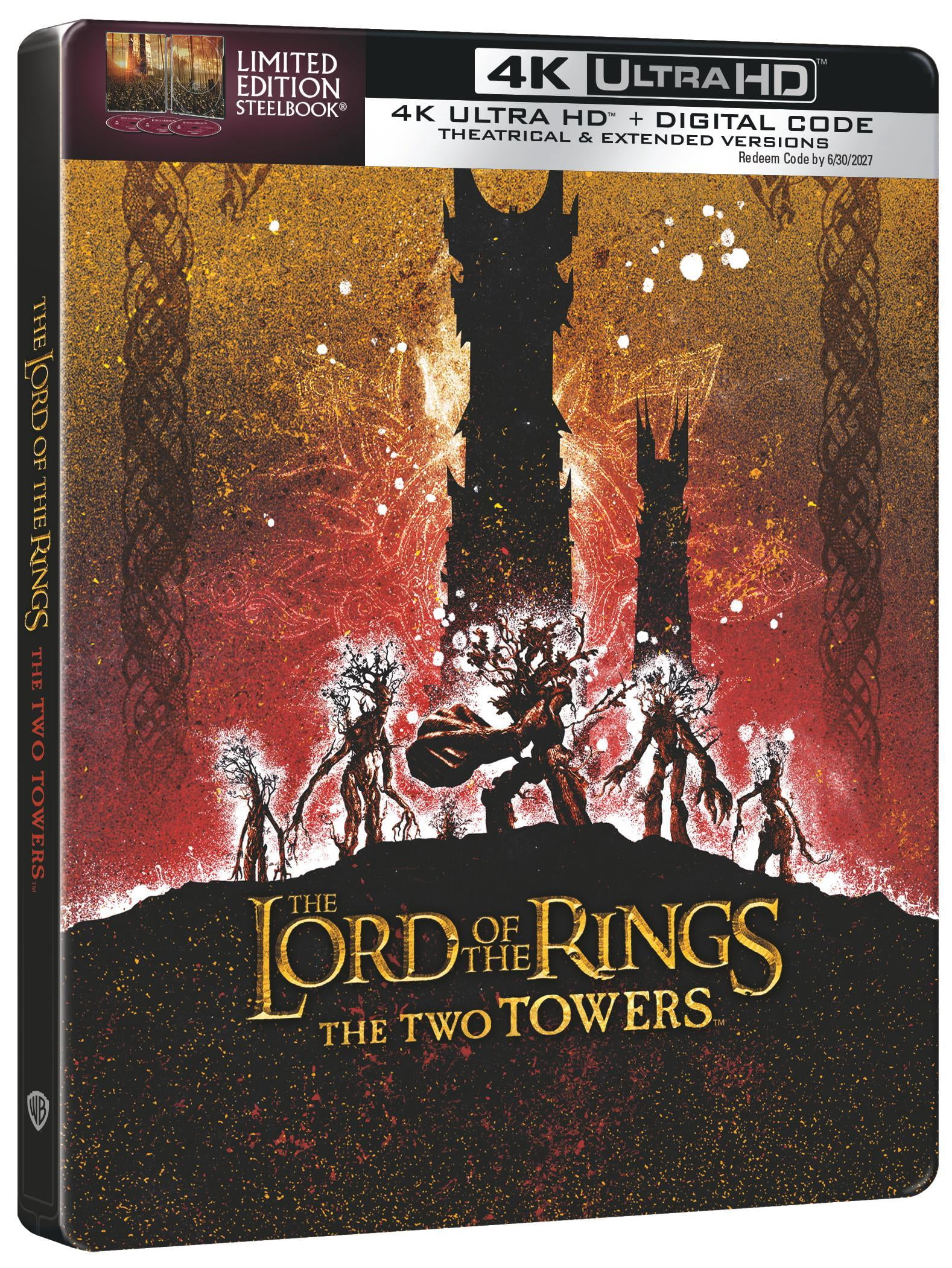 The Lord Of The Rings: The Two Towers (Steelbook) (4K Ultra HD + Digital Copy), Action, New Line Cinema