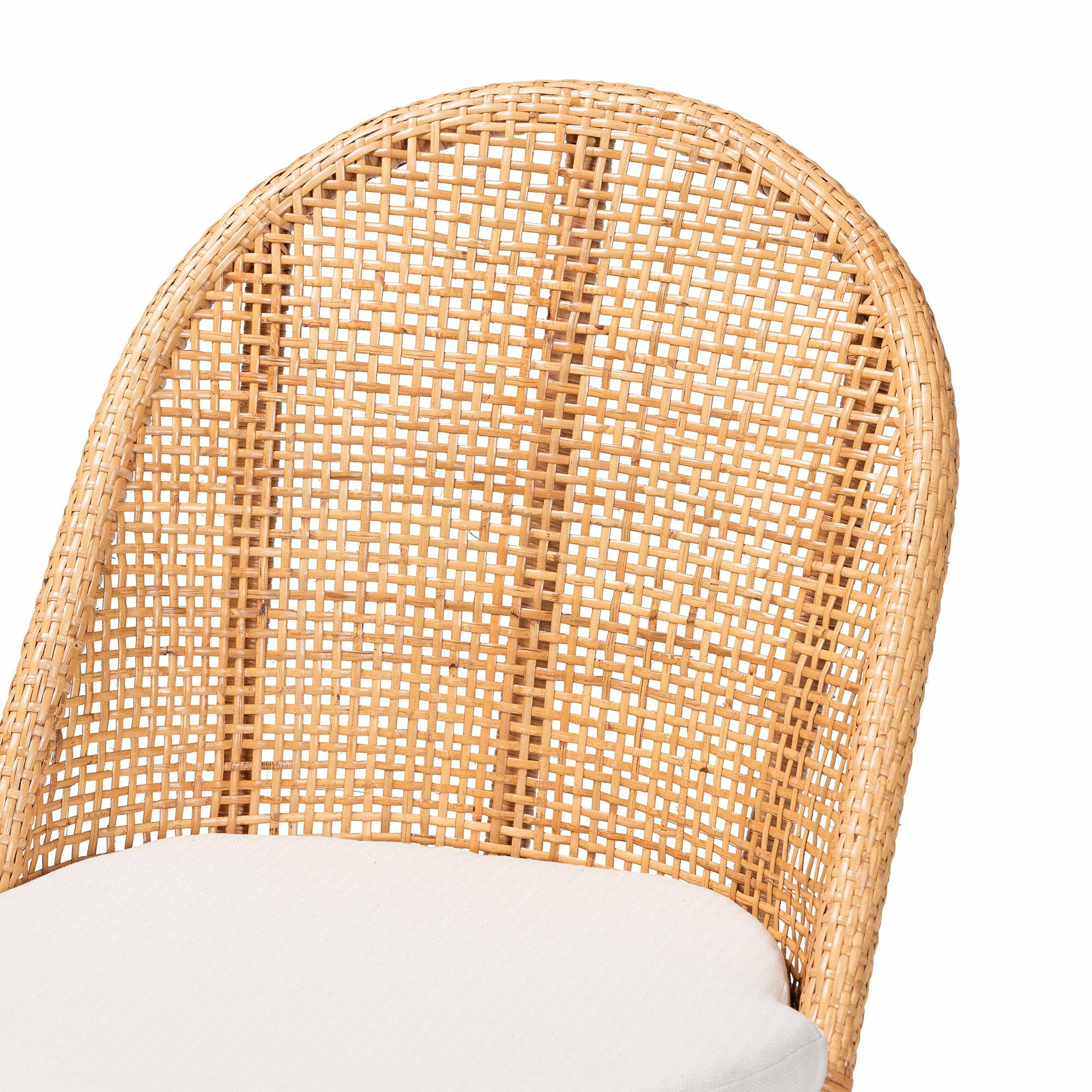 bali & pari Daniela Boho Dining Chair, Light Honey