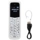 thumbnail image 1 of BM50 0.66in Mini Pocket Bluetooth MP3 Ear Teléfono móvil Marcador Mensaje Teléfono celular (Blanco), 1 of 8