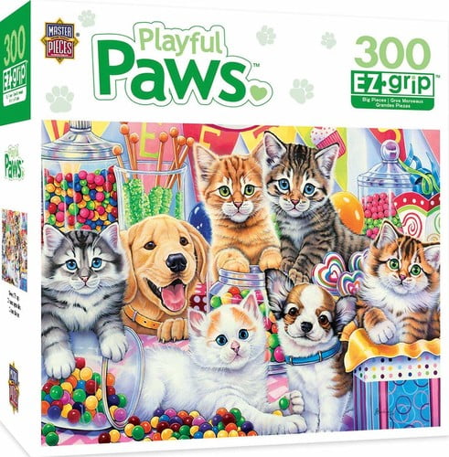 MasterPieces Playful Paws Sweet Things - Dogs & Cats Large 300 Piece EZ