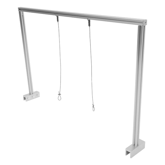 Milisten 1Set Fish Tank Hanging Bracket Adjustable Aluminum Rack for Aquarium Lights