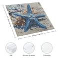 thumbnail image 3 of WYYP Starfish Blue Bird Cloth Napkins Polyester Party Dinner Decoration Washable Napkins Home Decor 2 PCS, 3 of 7