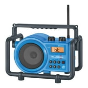 Sangean BB-100 BlueBox AM/FM Ultra-Rugged Digital Receiver with Bluetooth, Blue, 12.4