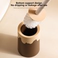 thumbnail image 6 of Toilet Brush and Holder Set with Drip Tray | Toilet Bowl Brush & Toilet Bowl Cleaner Brush Combo | Bathroom Cleaning Organizer | Strong Bristles | Easy Maintenance | Xuniizn, 6 of 8