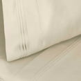 thumbnail image 5 of Superior 1000 Thread Count Egyptian Cotton Pillowcases Soft Breathable Set of 2, Ivory, Standard, 5 of 7