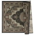 thumbnail image 4 of MDA Rugs Imports Vaso Collection Traditional Polypropylene Area Rug Black 5'2'' X 7'5'' 5' x 8' Cream, 4 of 5