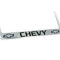 thumbnail image 3 of Chevrolet Chevy Chrome Plated Metal License Plate Frame Holder, 3 of 4