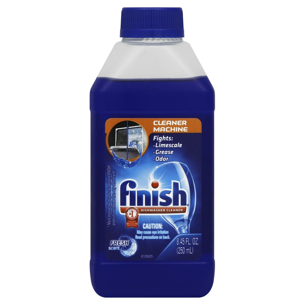 Finish Dishwasher Cleaner Solution Liquid, Liquid Fresh, 8.45 Ounces