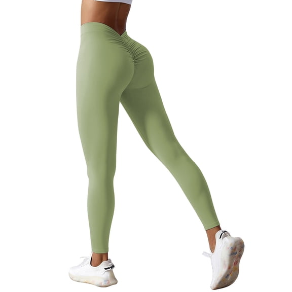 Women's High Waisted Scrunch Butt Leggings Stretchy Workout Yoga Pants