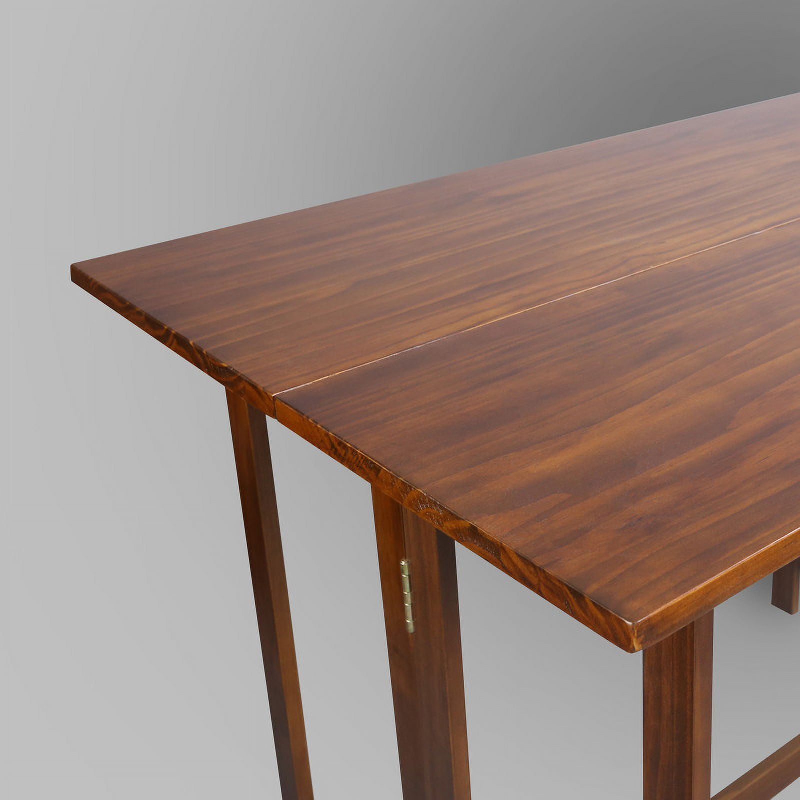 Casual Home 28 Inches Folding Dining Table, Warm Brown