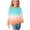 Blue, variant on AherBiu Girls Tops Fall Crewneck Long Sleeve Kids Tshirts Gradient Color Casual Loose Fitted Toddler Tunic