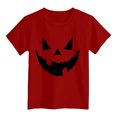 thumbnail image 4 of CMSHTD Halloween Shirts for Kids Boys Short Sleeve Fall, Toddler Boys Children Cute Tops T-Shirts, Red Size 7-8 Years, 4 of 4