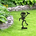 thumbnail image 4 of TIMIFIS Gothic Decor Dfdfd Skeleton Ground Insertion Creative Acrylic Dancing Skeleton Garden Stake A Halloween Party DecorationsFall, 4 of 5