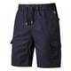 thumbnail image 1 of Pantalones cortos cargo para hombre, cintura elástica, corte holgado, bolsillos grandes, clásicos, informales, elásticos., 1 of 6