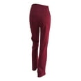 thumbnail image 3 of Sexy Dance Women Stretch Pants Casual Work Lounge Pant Fashion Button Office High Waist Straight-leg Trouser, 3 of 8