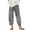 Gray-03, variant on Mitankcoo Women's Plus Size Printed Pants - Elastic Waist Relaxed Fit - Casual Comfort Long Trousers