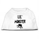 Mirage Pet Products 51-13-02 MDWT Lil Monster Sérigraphie Chemises Blanc Med - 12 – image 1 sur 1