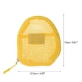 thumbnail image 2 of Bolsas de maquillaje de malla de mano únicas 1 Pc poliéster amarillo 4.92in, 2 of 5