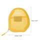 thumbnail image 2 of Bolsas de maquillaje de malla de mano únicas 1 Pc poliéster amarillo 4.92in, 2 of 5
