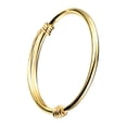 thumbnail image 2 of Adjustable Copper Bracelet Fashion Kids Jewelry Creative Bracelet Push-pull Open Bangle (Golden), 2 of 8