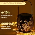 thumbnail image 4 of Solar Lantern Outdoor, Iron Art Solar Garden Lantern Waterproof  for Pathway, 4 of 7