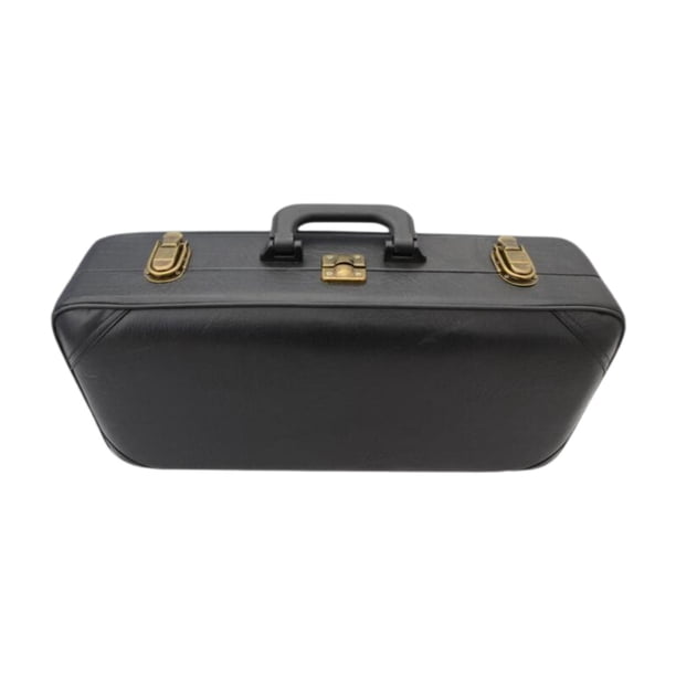 Bolsa de almacenamiento de estuche de saxofón alto, bolsa de mano PU de cuero PU resistente al desgaste a prueba de golpes para practicar, ejercicio