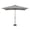 Silver, variant on SimplyShade 10ft Outdoor Patio Rectangle Sunbrella Market Umbrella with Bronze Push Button Tilt,