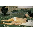 thumbnail image 2 of Hodler, Ferdinand 32x22 White Modern Wood Framed Museum Art Print Titled - The Good Samaritan, 2 of 4