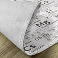 thumbnail image 5 of Ambesonne Periodic Table Place Mats Set of 4, Chemistry Themed, Standard Size, Dark Grey and White, 5 of 6