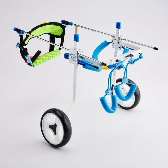 Fauteuil Roulant pour Animaux en Aluminium, Chariot de Marche pour Animaux Handicapés, Chariot pour Animaux Handicapés, Fauteuil Roulant pour Animaux