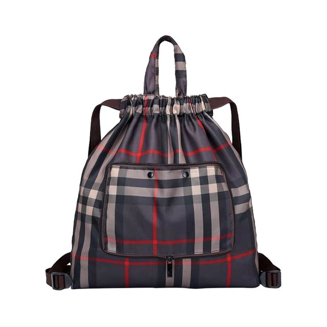 Basketball Yoga Bag Drawstring Folding Backpack Nylon for Travel (Small Flowers)