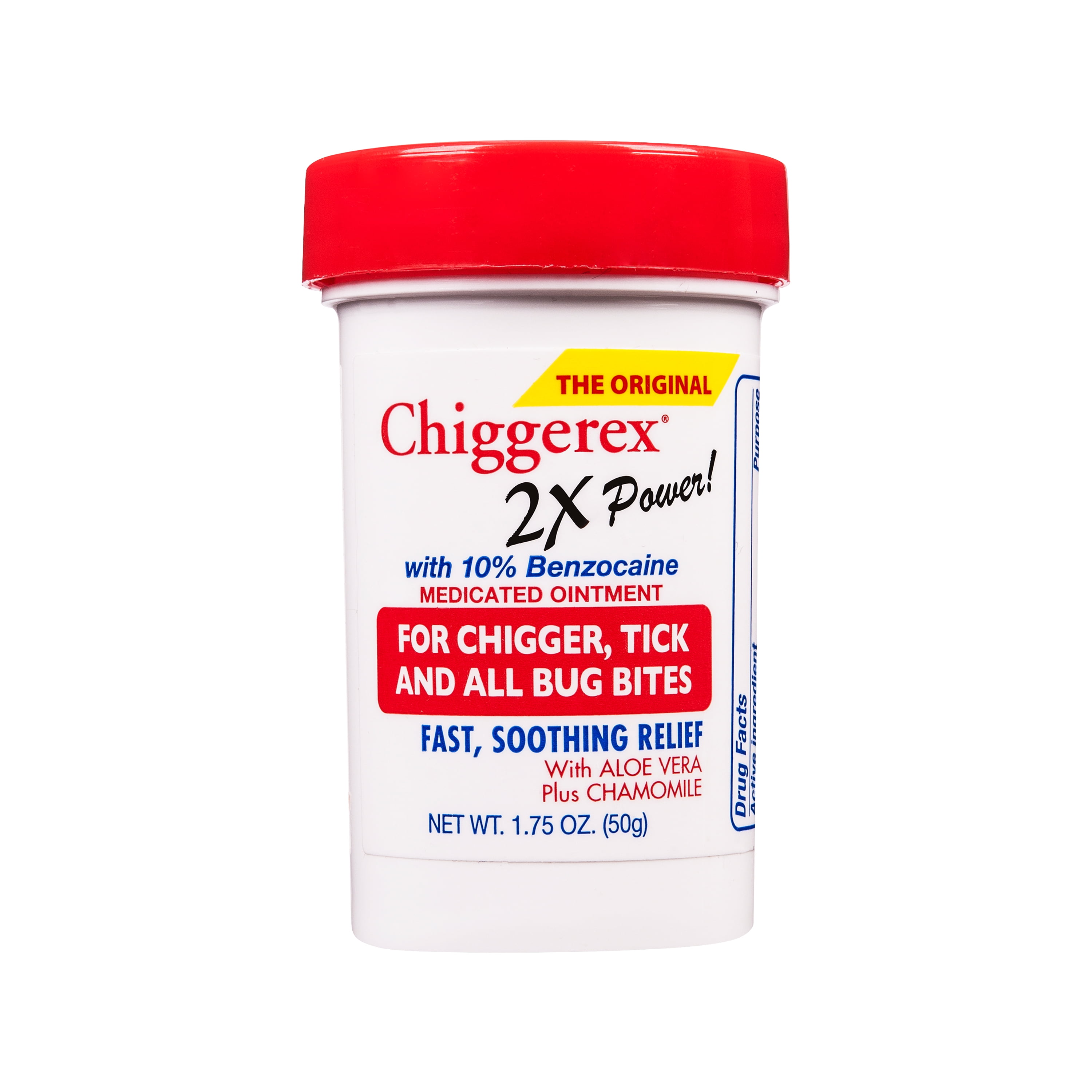 Chiggerex 2x Medicated Ointment Chiggers, Mosquito, Bug Bites, 1.75oz