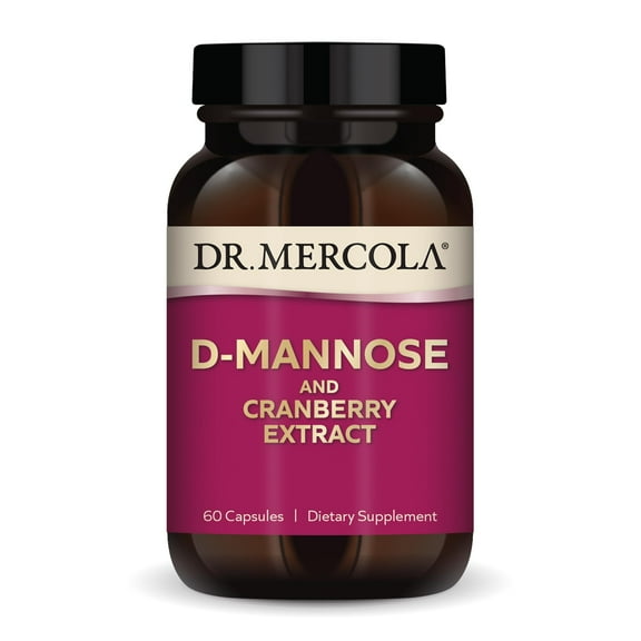 Dr. Mercola D-Mannose and Cranberry Extract 60 Caps