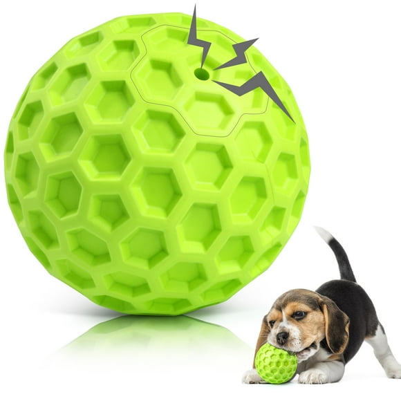 Pelota chirriante indestructible DISSONIC de juguete para perros pequeños