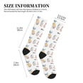 thumbnail image 4 of Pofeuu Summer Gnome Print Compression Socks for Women & Men Circulation - Best Support for Nurses,Running,Athletic,Sports, 4 of 7