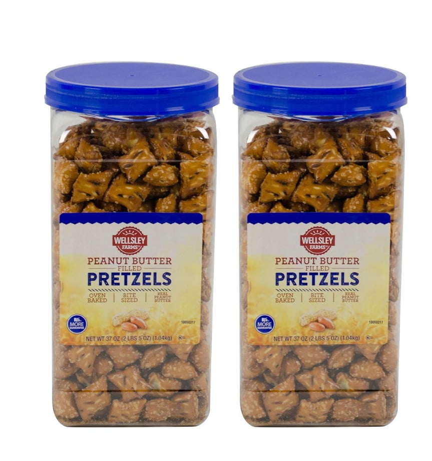 Wellsley Farms Peanut Butter Filled Pretzels, 37 oz.